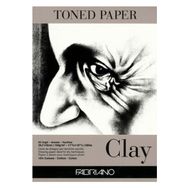 Fabriano Toned Paper Clay 120 gr A3 50 yaprak Kil Rengi Eskiz ve Çizim Blok