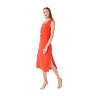 FABRIKA COMFORT Keten Elbise, 36, 5003223916, Nar Çiçeği, Kadın