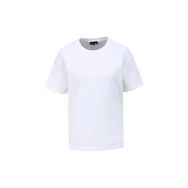 Fabrika F4SL-TST0358 Beyaz Bisiklet Yaka Basic Kadın T-shirt