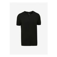 Fabrika F4SM-TST 0717 Siyah Bisiklet Yaka Düz Erkek T-shirt