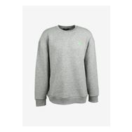 Fabrika FS3WM-SWT255 Sports Bisiklet Yaka Düz Gri Melanj Erkek Sweatshirt