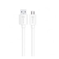 Factor-M Micro 2.4A 1 mt Beyaz Data ve Şarj Kablo