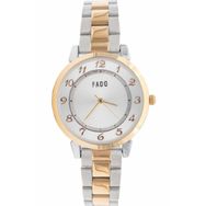 Fado RH0076 Metalik Gri - Gold Kadın Kol Saati