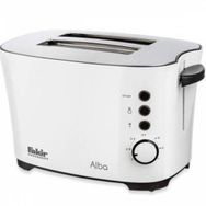 Fakir Alba 850 W 7 Programlı 2 Dilim Hazneli Ekmek Kızartma Makinesi Beyaz