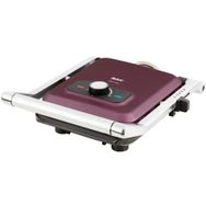 Fakir Pionty Violet 2000 W 2 Adet Pişirme Kapasitesi Granit Çıkarılabilir Plaka Izgara ve Tost Makinesi Mor