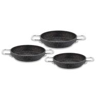 Falez 3019 Black Lıne Granit 6 Parça Sahan Seti