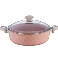Falez Alberto 26 cm Rose Granit Karnıyarık Tencere