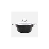 FALEZ Black Line Granit Döküm 24 cm Derin Tencere