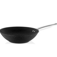 Falez Black Line Granit Döküm 28 cm Wok Tava