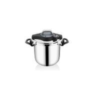 Falez CML0162 Casa Milano Vento 7 lt Siyah Gri Düdüklü Tencere