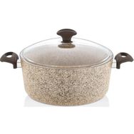 Falez Creamy Granit 28 cm Derin Tencere