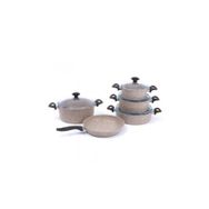 FALEZ Creamy Granitec 9 Parça Granit Set