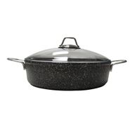 Falez Granit Döküm Siyah Karnıyarık 24 cm Tencere