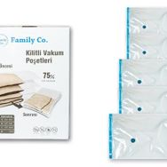 Family Co. 5 Parça 50x70 2.60x80 2.80x100 1 Vakumlu Hurç Poşet Setleri