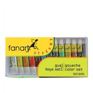 Fanart 3500.S12 12 Renk 12 ml Academy Guaj Boya Seti
