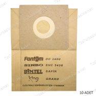 Fantom DC 4300 4 Çeker 10 Adet Uyumlu Süpürge Toz Torbası