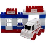 Farbu Oyuncak Lego 40 Parça Hastane Yapı Blokları Seti