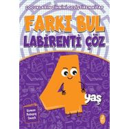 Farkı Bul Labirenti Çöz 4 Yaş Çocukların Zihnini Geliştiren Kitap