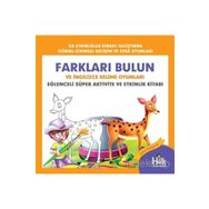 Farkları Bulun ve İngilizce Kelime Oyunları-Eğlenceli Süper Aktivite ve Etkinlik Kitabı-Ferhat Çınar