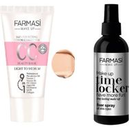 Farmasi 02 50 ml Açıktan Ortaya CC Krem + 115 ml Makyaj Sabitleyici