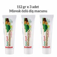 Farmasi Eurofresh Misvaklı Beyazlatıcı 3x112 gr Diş Macunu