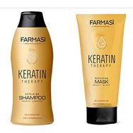 Farmasi Keratin Terapi 400 ml Şampuan + 200 ml Saç Onarıcı Maske