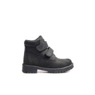 Fast Step 006SPA1001 Siyah Nubuk Hakiki Deri Unisex Çocuk Bot
