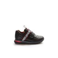 Fast Step 006XA1020 Siyah Kırmızı Hakiki Deri Unisex Çocuk Casual Ayakkabı