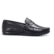 Fast Step 585MA203 Siyah Deri Erkek Casual Ayakkabı