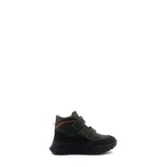 Fast Step 612KFA1586-2 Haki Hakiki Deri Kürklü Unisex Çocuk Klasik Bot