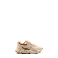 Fast Step 666ZA168 Ekru Taba Kadın Sneaker Ayakkabı