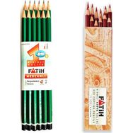 Fatih 12'li Kurşun Kalem+3 Kırmızı Kalem+2 Silgi+Kalemtıraş