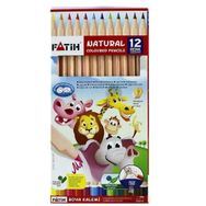 Fatih 33113 12 Renk Naturel Kuru Boya Kalem