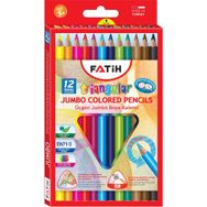 Fatih Tricolor Üçgen Tam Boy 12 Renk Kuruboya