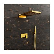 Fause Altın Comfort Panel Yağmur Fau108-g Duş Ankastre Seti