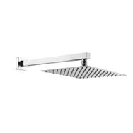 Fause Ankastre Borulu Kare Slim Metal 25x25 cm Duş Başlığı