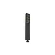 Fause KE102-B Pirinç Metal Kare Siyah El Duş Başlığı