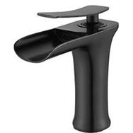 Fause KLB102-B Şelale Model Siyah Lavabo Bataryası