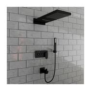 Fause Siyah Comfort Panel Şelale Fau111-b FAU111-B Duş Ankastre Seti
