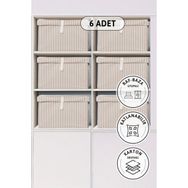 Favora 60x40x30 Kahverengi Kapaklı Mega 6'lı Hurç