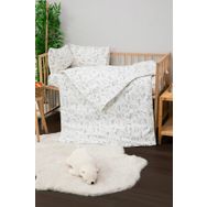 Favora Baby Beyaz %100 Pamuk Happy Bebek Nevresim Takımı