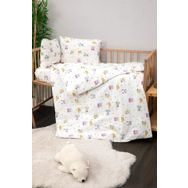 Favora Baby Pembe %100 Pamuk Dream Sweet Bebek Nevresim Takımı