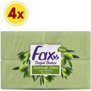 Fax 4x600 gr Zeytinyağlı Kalıp Sabun
