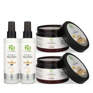 Fe Keratin 200 ml Saç Sütü+300 ml Saç Maskesi Karma 4'lü Set