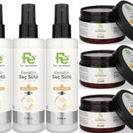 Fe Keratin 200 ml Saç Sütü+300 ml Saç Maskesi Karma 6'lı Set
