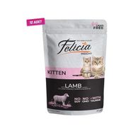 Felicia 12x85 gr Tahılsız Kuzu Etli Pouch Yavru Kedi Yaş Maması