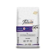 Felicia 2 kg Hipoalerjenik Üriner Sağlığı İçin Düşük Tahıllı Somonlu Kısırlaştırılmış Kedi Maması