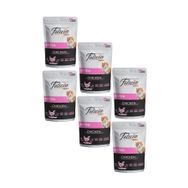 Felicia 6x85 gr Kitten Tahılsız Tavuklu Pouch Yavru Kedi Konservesi