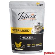 Felicia 85 gr 12 Adet Jöle İçinde Tavuklu Taurinli Tahılsız Yetişkin Kedi Konservesi