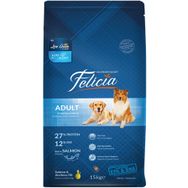 Felicia Düşük Tahıllı Hipoalerjenik Somon Balıklı 15 kg Yetişkin Köpek Maması